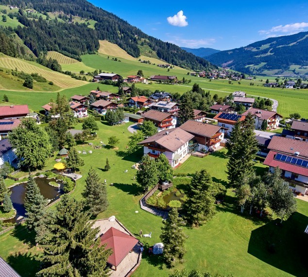Blick auf Sonnberg Ferienanlage