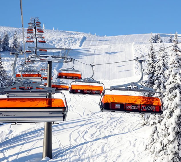 Moderne Lifte im Skigebiet in Flachau © Flachau Tourismus