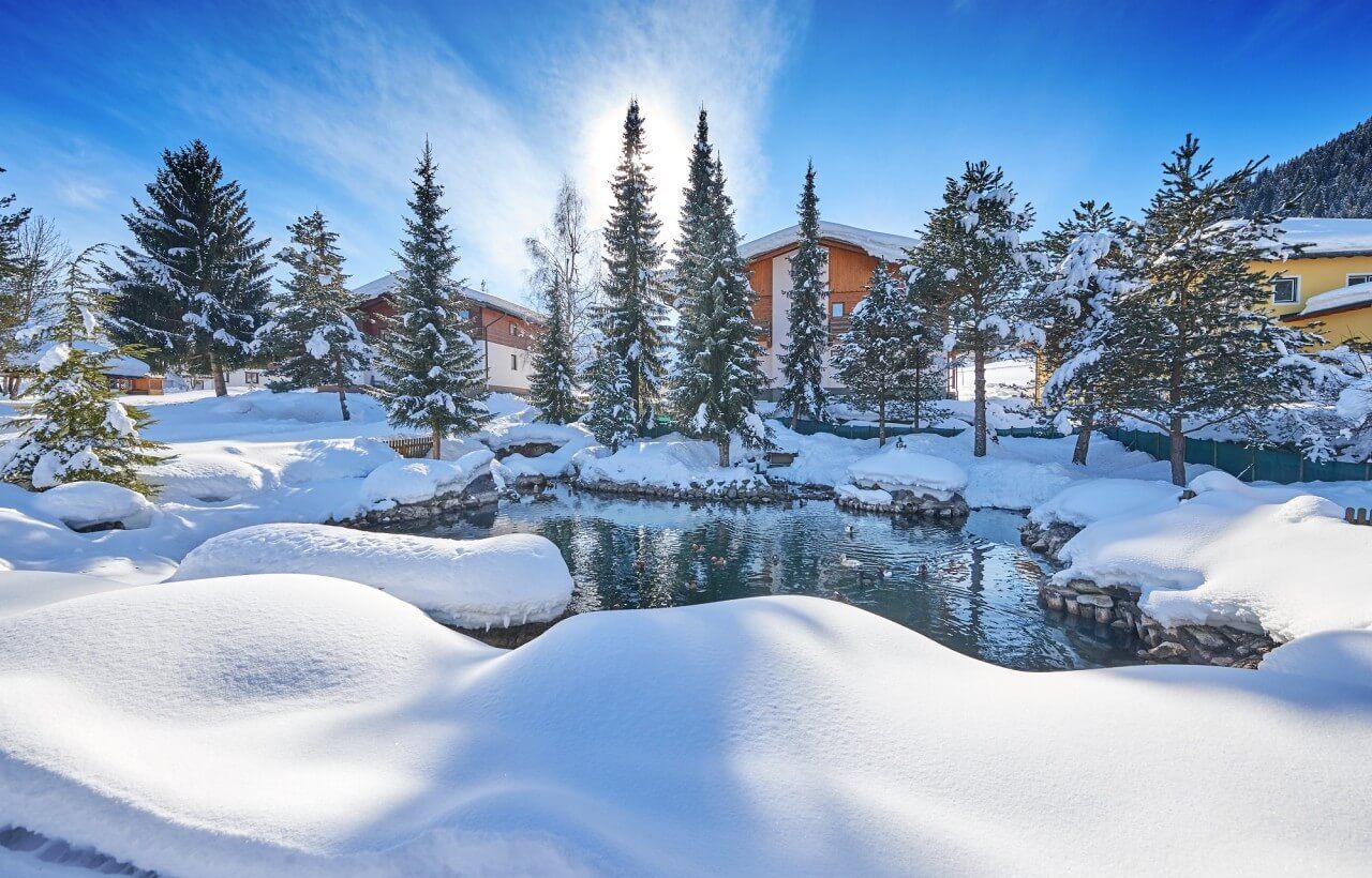Winterlandschaft Sonnberg Ferienanlage