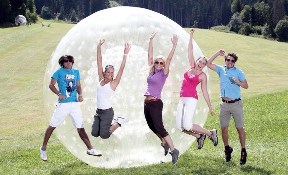 Zorbing Spaß © Flachau Tourismus
