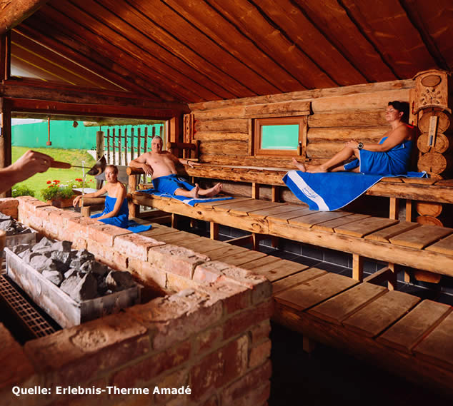 Saunabereich der Therme Amadé