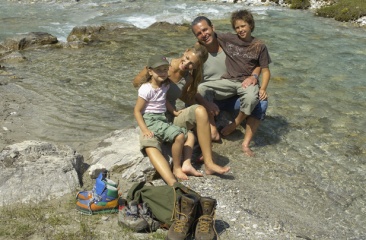 Familie in der Natur