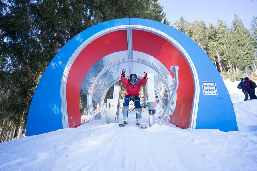 HERMANN MAIER FÜHRT DURCH DAS SKIGEBIET